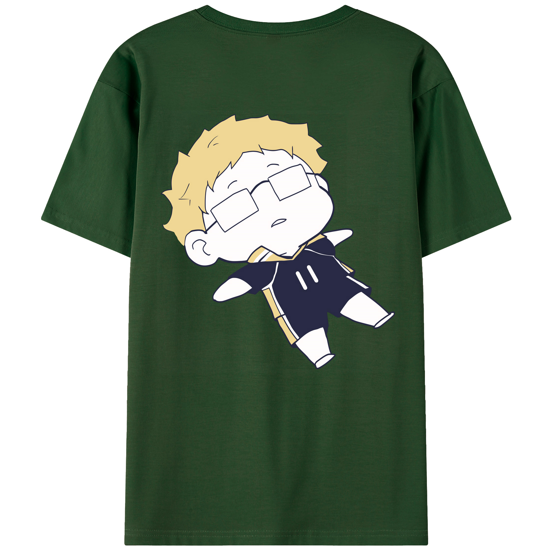 （画像用） ハイキュー!! Haikyu!! 綿100％半袖Tシャツ（背面プリント）
